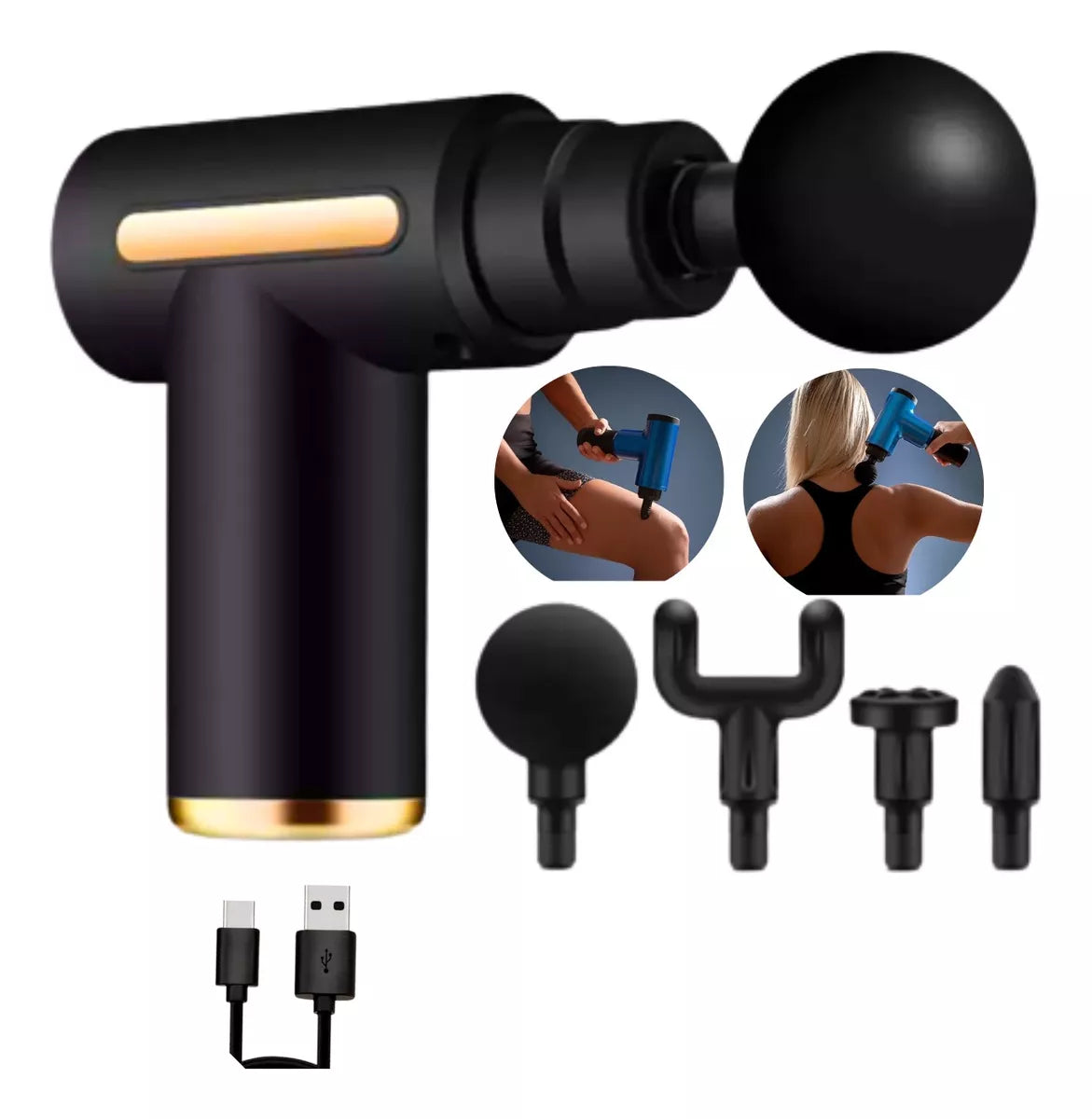 Pistola eléctrica masajeador corporal