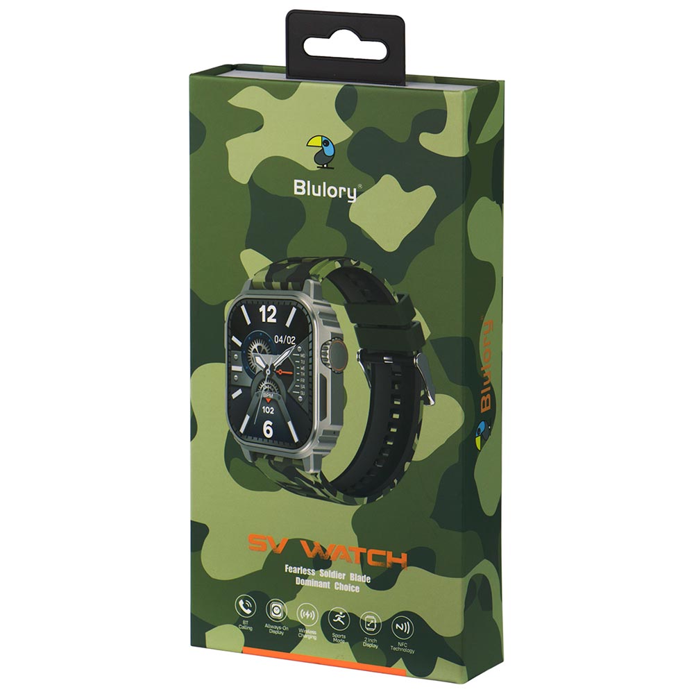 Reloj Smartwatch Estilo Militar